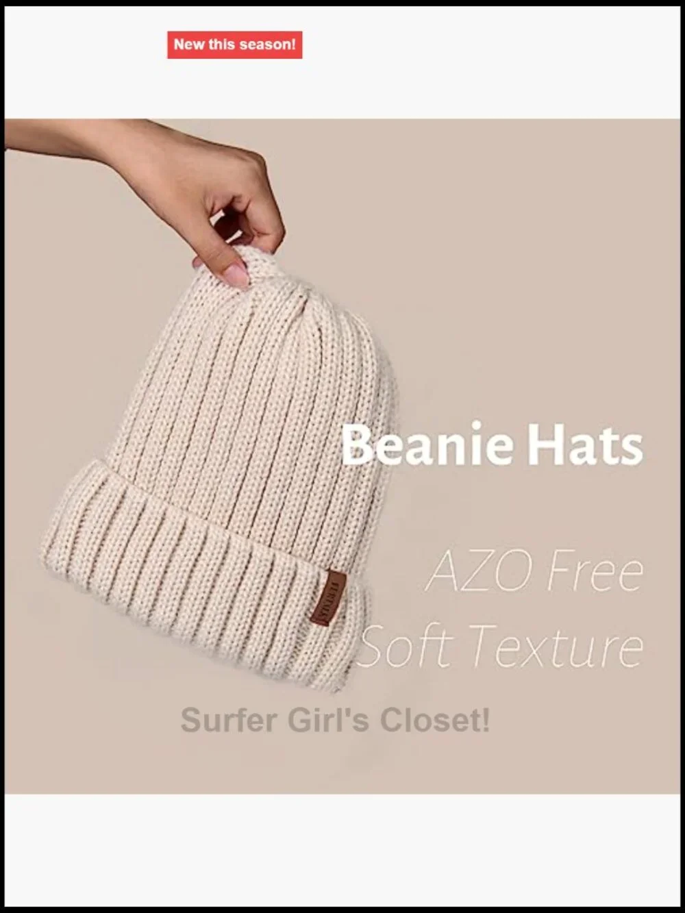 Fleece Lined Beanie Chunky Cable Knit Winter Snow Cap Fleece Lined Beanie